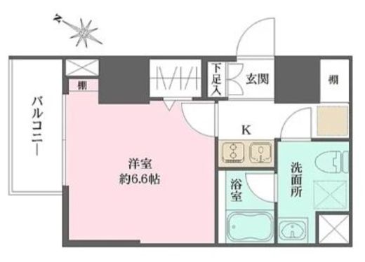 WHARF文京茗荷谷 (ワーフ文京茗荷谷) 201 間取り図
