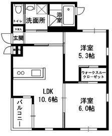 Mieux vie Yoyogi-Uehara (ミュウ・ヴィ 代々木上原) 203 間取り図