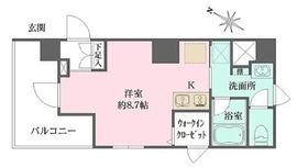 WHARF文京茗荷谷 (ワーフ文京茗荷谷) 801 間取り図