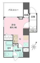 WHARF文京茗荷谷 (ワーフ文京茗荷谷) 701 間取り図