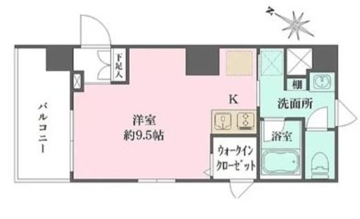 WHARF文京茗荷谷 (ワーフ文京茗荷谷) 1001 間取り図