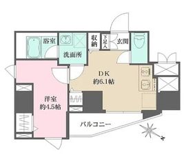 WHARF文京茗荷谷 (ワーフ文京茗荷谷) 402 間取り図
