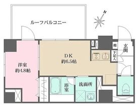 WHARF文京茗荷谷 (ワーフ文京茗荷谷) 401 間取り図