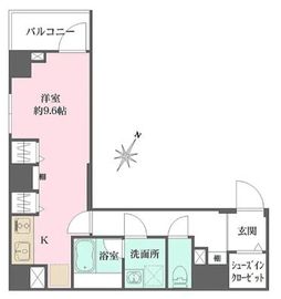 WHARF文京茗荷谷 (ワーフ文京茗荷谷) 302 間取り図