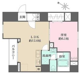 WHARF文京茗荷谷 (ワーフ文京茗荷谷) 101 間取り図