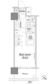 パークハビオ赤坂タワー 1005 間取り図