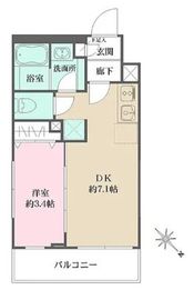 WHARF西馬込 (ワーフ西馬込) 107 間取り図