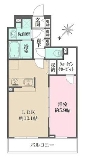 WHARF西馬込 (ワーフ西馬込) 103 間取り図