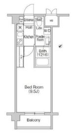 コンフォリア大森町 405 間取り図