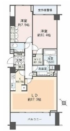 神宮前五丁目ブランシェ 3階 間取り図