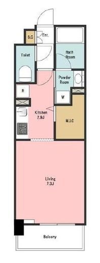 クリオ赤羽壱番館 603 間取り図