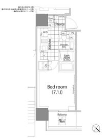 パークハビオ赤坂タワー 1101 間取り図