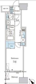 レガシス中目黒 403 間取り図