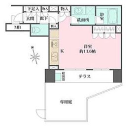 パークハウス要町 1階 間取り図