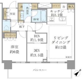 ブリリアタワー浜離宮 30階 間取り図