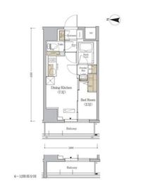 アーバネックス森下WEST 1002 間取り図