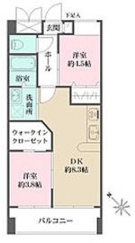 アビオン中野坂上 B172 間取り図