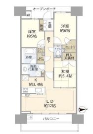 プラウドシティ金町ガーデン 10階 間取り図