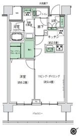 スタイリオ梶が谷 707 間取り図