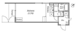 アレーロ市谷台町 101 間取り図