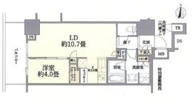 ブリリアタワー池袋West 9階 間取り図