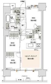 ザ・パークハウス谷中道灌山テラス 8階 間取り図