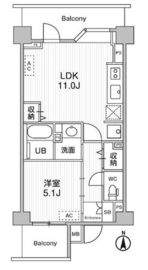 ベラカーサ池之端 115 間取り図