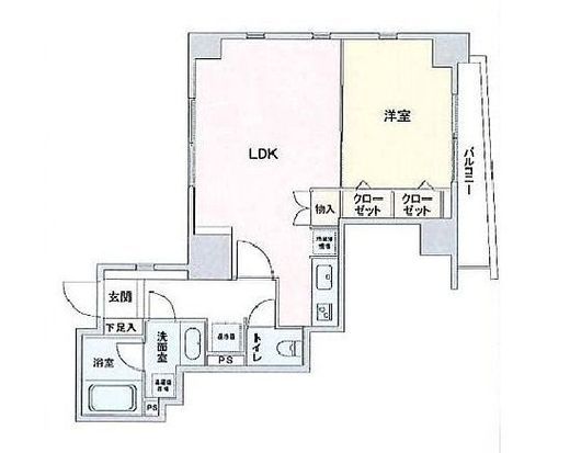 CAVANA八丁堀 (カバナ八丁堀) 505 間取り図