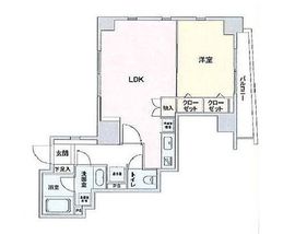 CAVANA八丁堀 (カバナ八丁堀) 505 間取り図
