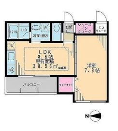 イーストポイント中野 505 間取り図