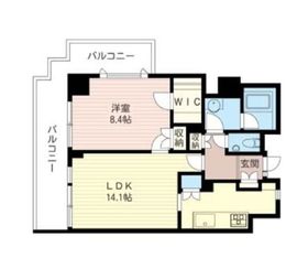 グランドメゾン落合 5階 間取り図