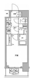 ジェノヴィア川崎駅グリーンヴェール 1004 間取り図