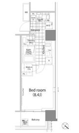 パークハビオ赤坂タワー 1206 間取り図