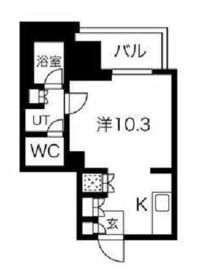 フォレシティ神田多町 3階 間取り図