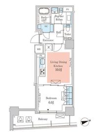 パークアクシス元麻布 108 間取り図