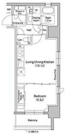 ブリリアンクラス高円寺 501 間取り図