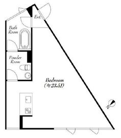 WEEKEND HOUSE ALLEY(ウィークエンドハウスアレイ) 202 間取り図
