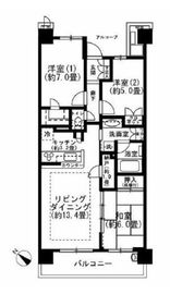 リライズガーデン西新井スカイレジデンス 11階 間取り図