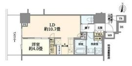 ブリリアタワー池袋West 9階 間取り図