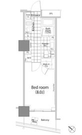 パークハビオ赤坂タワー 1009 間取り図