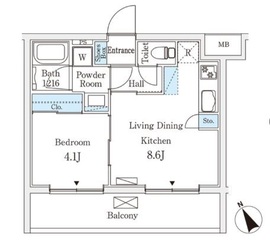 Ville Grace 永福町 309 間取り図