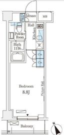 アリビオ学芸大学 103 間取り図