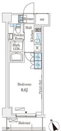 アリビオ学芸大学 107 間取り図