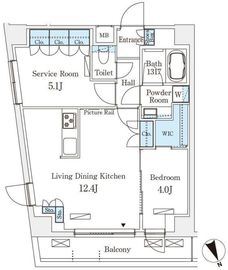 アリビオ学芸大学 212 間取り図