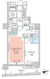 パークアクシス元麻布 207 間取り図