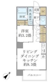 ステラコート川崎 804 間取り図