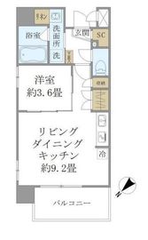 ステラコート川崎 1003 間取り図