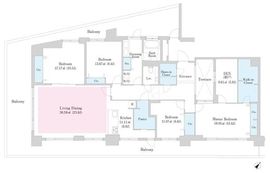 六甲ハイツ 1001 間取り図
