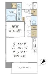 ステラコート川崎 603 間取り図