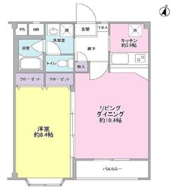 ガーデンハウス目黒 1階 間取り図